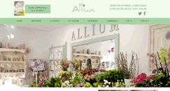 Desktop Screenshot of alliumflorist.co.uk